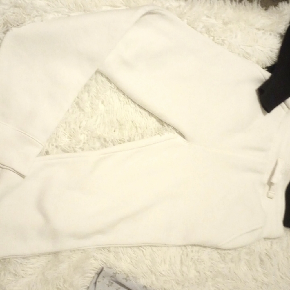 Shirt sweater sweat pants dress